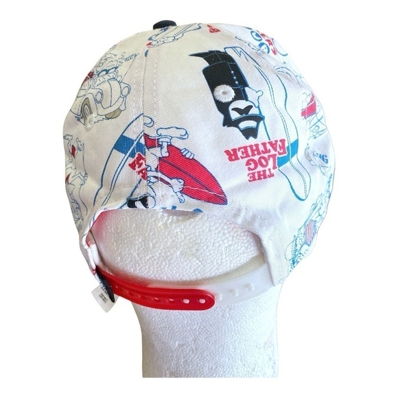 VANS Surf Kook Baseball Cap SnapBack Adjustable OS Fits Large Head White NWOT - Picture 3 of 16